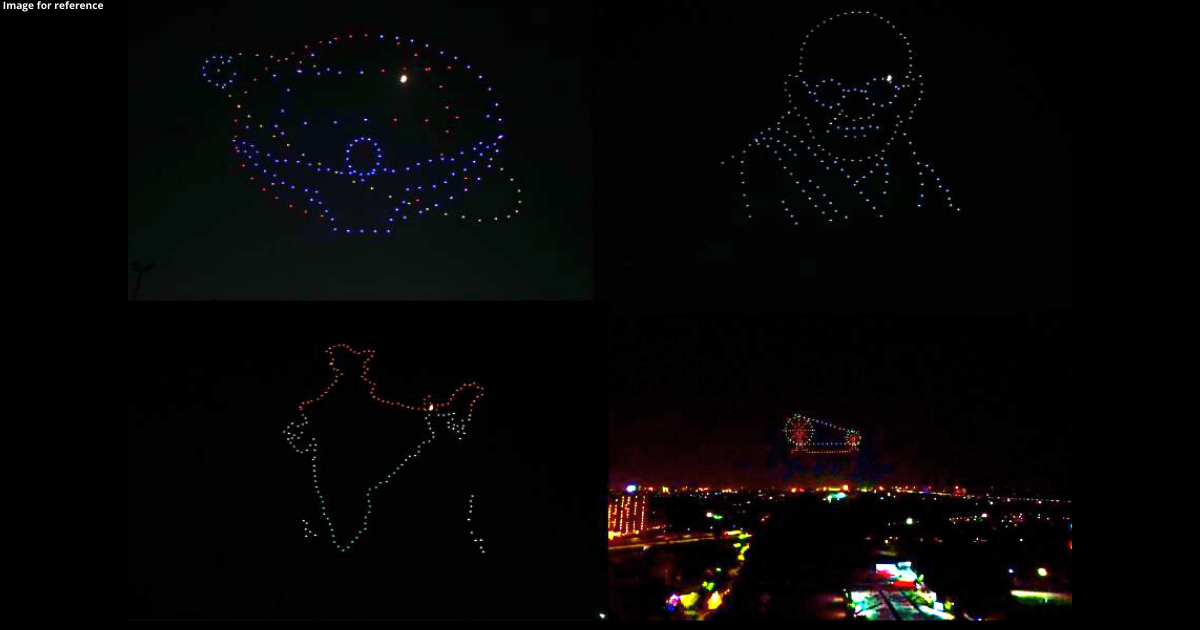 Gujarat Science City celebrated Gandhi Jayanti with a Stunning Drone show and Musical evening